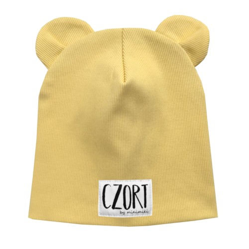 Czapka podwójna z uszkami sunny czort Minimiki
