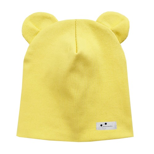 Czapka podwójna z uszkami banan logo Minimiki