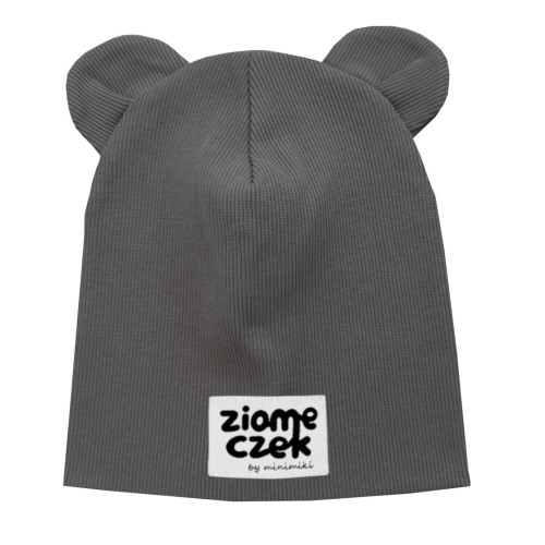 Czapka podwójna z uszkami stone ziomeczek Minimiki
