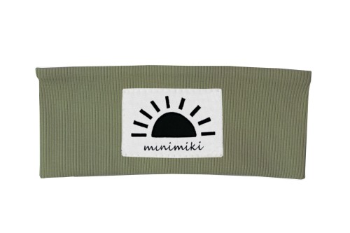 Opaska dziecica Minimiki khaki zachod slonca
