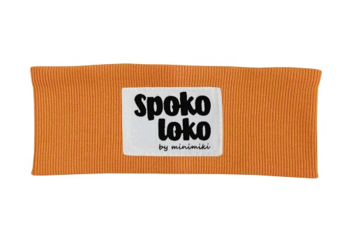 Opaska dziecica Minimiki dynia spoko