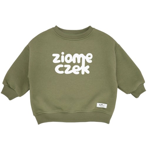bluza khaki oversize ziomeczek Minimiki
