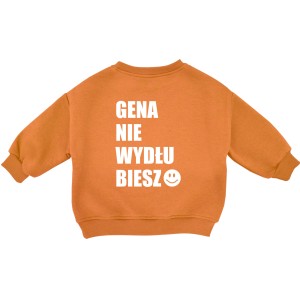 Ocieplana bluza dziecięca oversize Gena nie wydłubiesz dynia