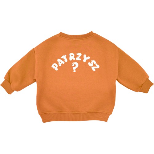 Bluza ocieplana dynia patrzysz tył