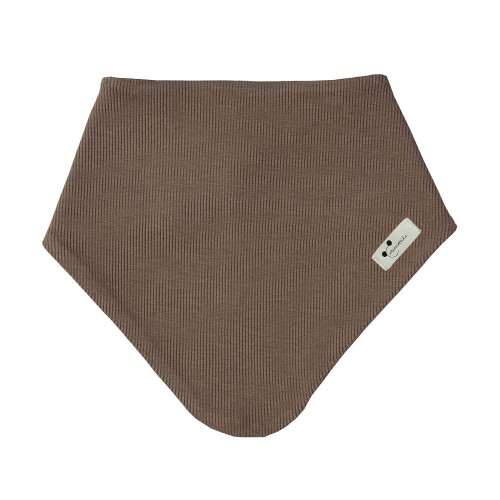 Mocca apaszka prążkowana