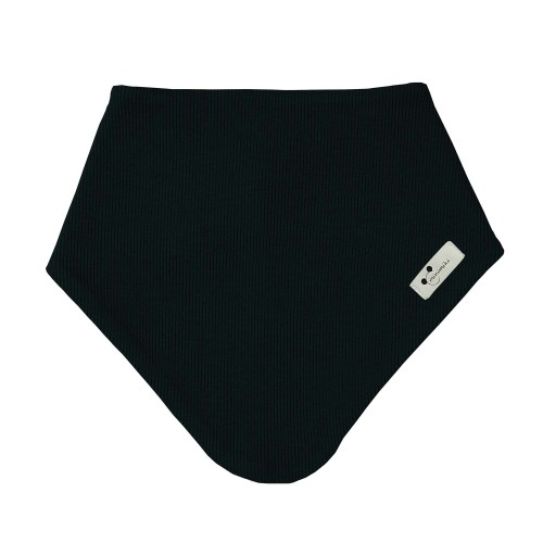 Czarna apaszka prążkowana