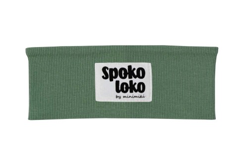Opaska prążkowana chłopięca brudna mięta Spoko loko