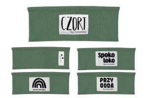 Opaska prążkowana brudna mięta - Czort, Tęcza, Spoko Loko, Przygoda