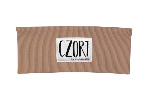 Opaska prążkowana chłopięca cappuccino Czort