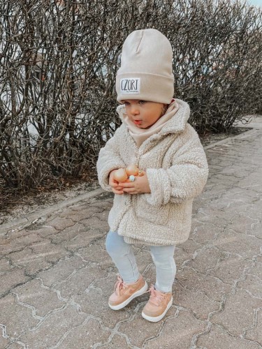 Czapka dziecięca prążkowana beanie Czort