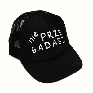 Czapka z daszkiem Nie Przegadasz (różne kolory)