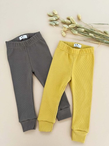 Legginsy prążkowane dziecięce Minimiki