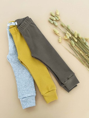 Legginsy prążkowane dziecięce Minimiki