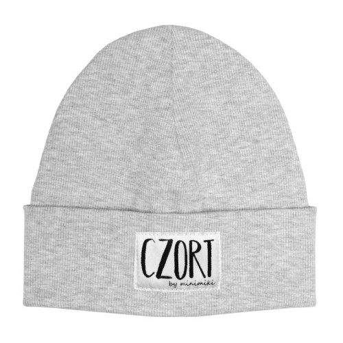 Czapka dziecięca beanie Minimiki szary melanż Czort