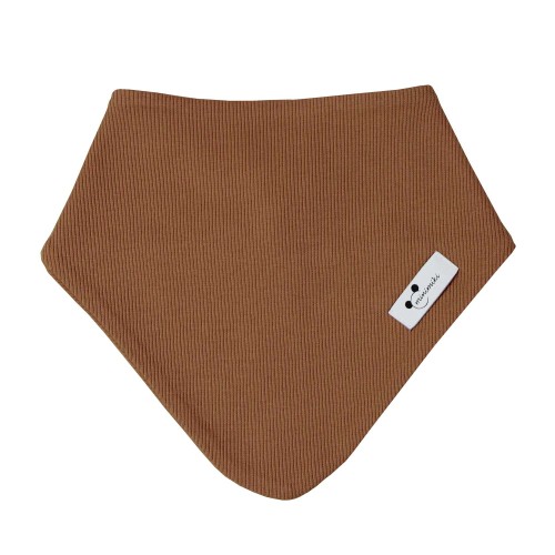 Karmelowa apaszka prążkowana