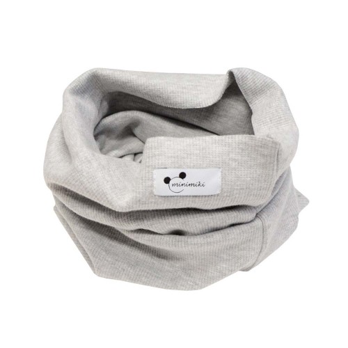 Komin cienki tuba szary melanż Minimiki