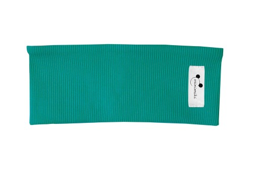 Opaska prążkowana chłopięca Minimiki energiczna zieleń