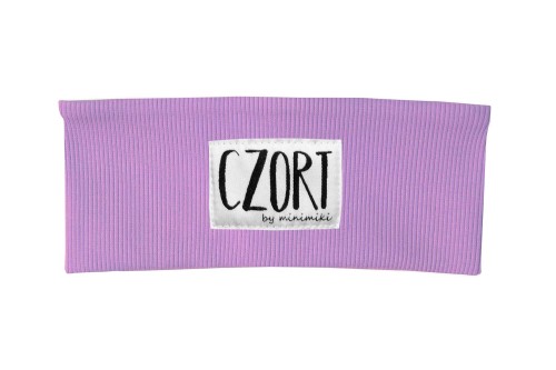 Opaska prążkowana Minimiki krokus czort