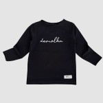 Longsleeve klasyczny czarny demolka