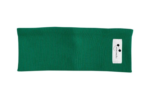 Opaska dziecięca prążkowana Minimiki butelkowa zieleń