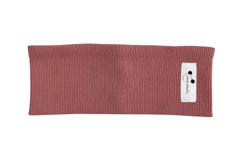 Opaska dziecięca prążkowana Minimiki strawberry cream