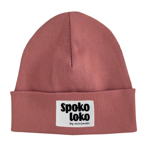 Czapka dziecięca na jesień i zimę Minimiki spoko loko