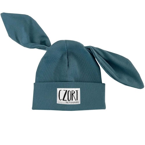 Czapka dziecięca BIBI Minimiki arctic blue czort