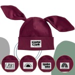 Bordo czapka prążkowana BIBI - Czort, Ziomeczek i inne metki