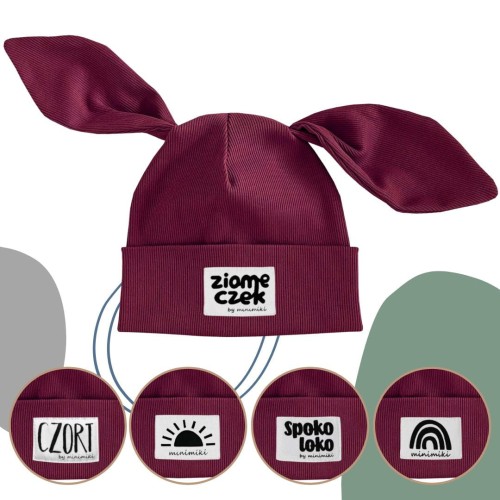 Czapka dziecięca na jesień zimę Minimiki model Bibi