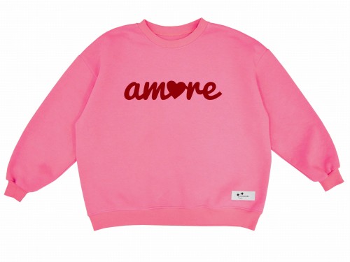 Bluza damska oversize Amore na walentynki
