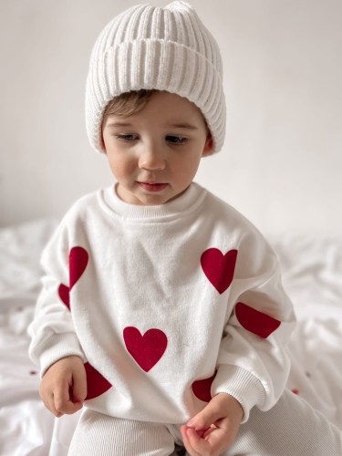 Dziecięca bluza w serca Minimiki