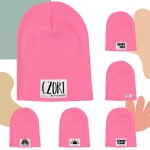 Candy Pink cienka czapka prążkowana - Czort, Ziomeczek i inne metki 