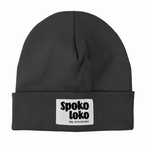 Dziecięca czapka podwójna wywijana beanie Minimiki spoko loko