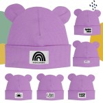 Krokus czapka prążkowana beanie z uszkami - Czort, Ziomeczek i inne metki 