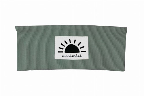 Opaska prążkowana chłopięca Minimiki szałwia Zachód Słońca