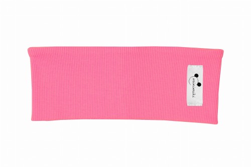 Opaska prążkowana dziecięca Minimiki candy pink