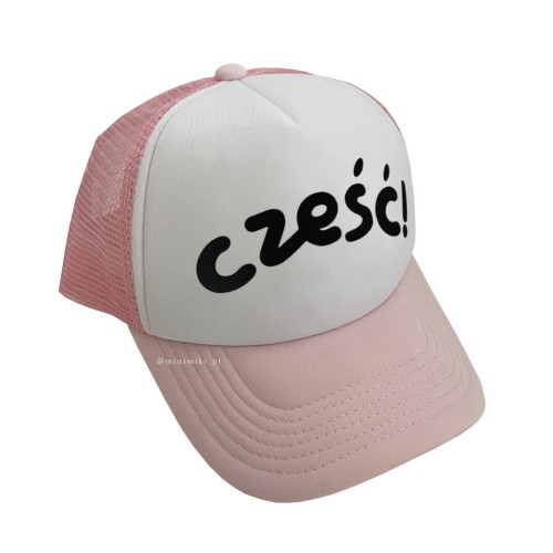 Czapka z daszkiem dziecięca Cześć Minimiki