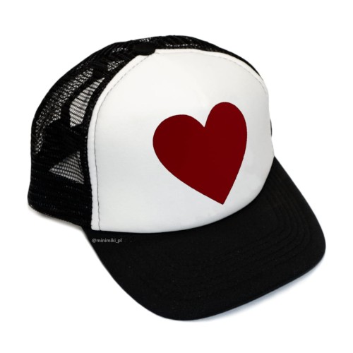 Czapka z daszkiem dziecięca Serce Minimiki