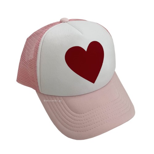 Czapka z daszkiem Serce (różne kolory) 