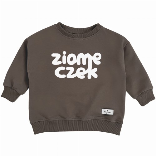 Bluza dziecięca oversize Handmade Minimiki  mocca