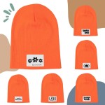 Electric orange cienka czapka prążkowana - Czort, Ziomeczek i inne metki