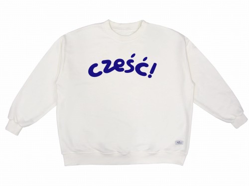 Bluza damska oversize Cześć Minimiki matchy matchy