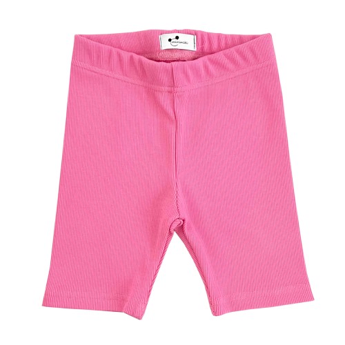 Kolarki dziecięce prążkowane Minimiki candy pink