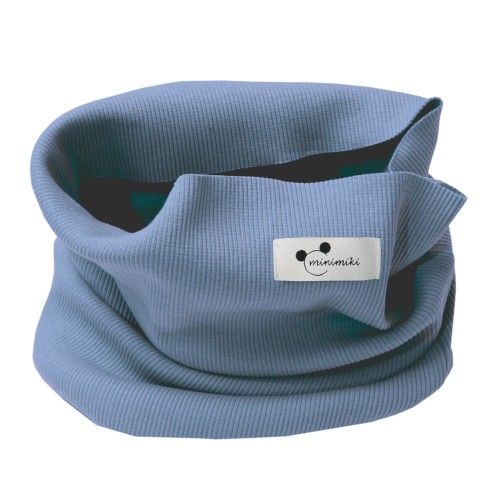 Vintage blue komin cienki tuba 