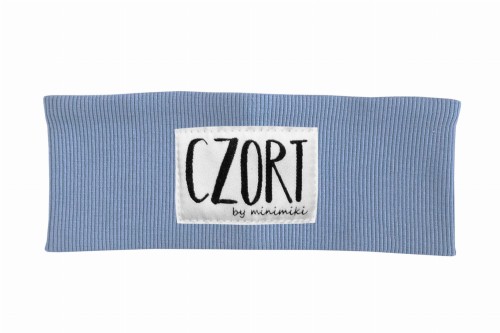Opaska dziecięca prążkowana chłopiec dziewczynka Minimiki Vintage blue czort