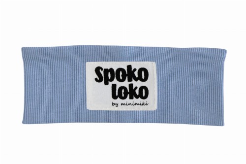 Opaska dziecięca prążkowana chłopiec dziewczynka Minimiki Vintage blue spoko loko