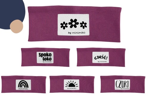 Wrzos opaska prążkowana - Czort, Ziomeczek i inne metki