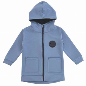 Parkobluza dziecięca rozpinana vintage blue