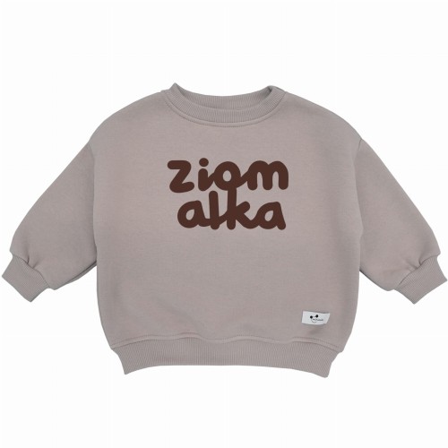 Bluza dziecięca oversize Minimiki piaskowy beż Ziomalka