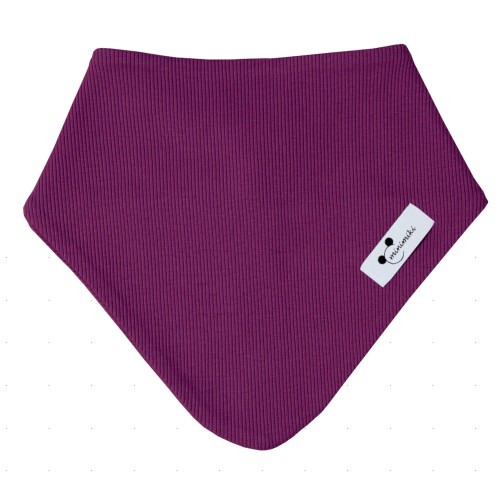 Magenta apaszka prążkowana 